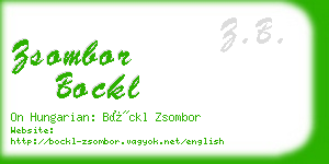 zsombor bockl business card